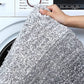 Gradient Stripe Microfiber Bath Mat Absorbent Quick Dry Bathroom Rug with Rubber Backing Machine Washable