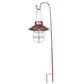 Solar Outdoor Hanging Retro Stake Lights with Shepherd Hook