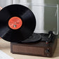 Portable Retro Bluetooth Vintage Vinyl Record Player with Speakers