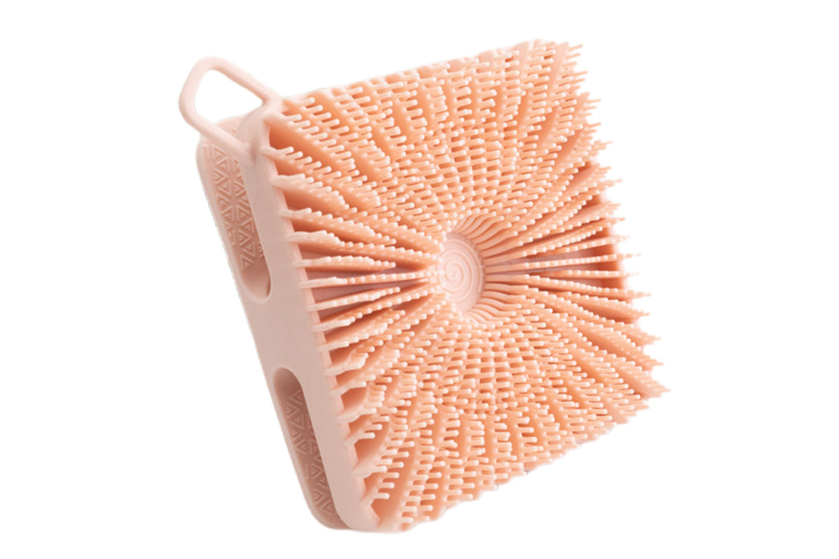 Dual Sided 2 In 1 Silicone Body Shower Scrubber Body Brush Buffer Scrubber
