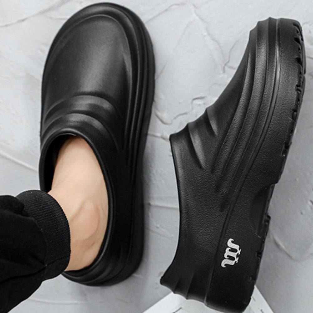 Men Non-slip Work Shoes Wear-resistant Clogs Kitchen Chef Shoes