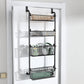 4-Tier Over-The-Door Hanging Storage Rack