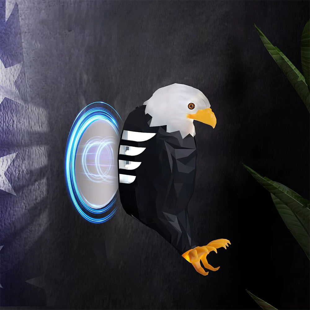 Bald Eagle Wall Light Wall Mounted Eagle Lamp Removable Charging Eagle Light