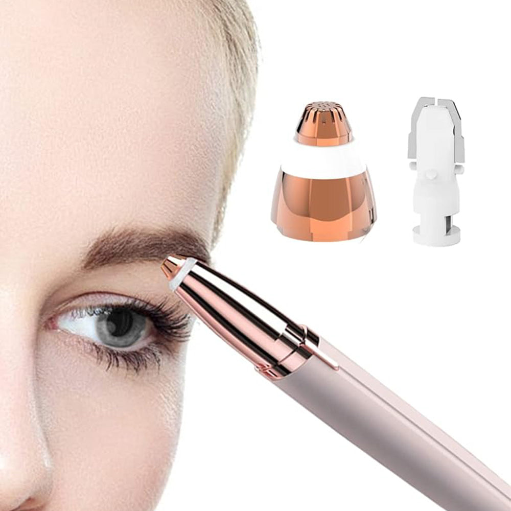 4 Pack Eyebrow Razor Replacement Heads for Flawless Brows Hair Removal Tool