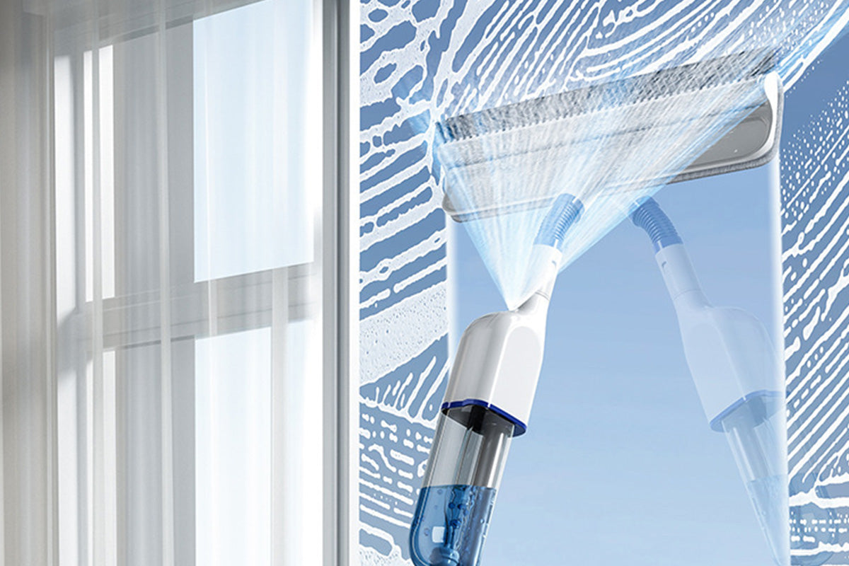 4-In-1 Spray Mop Window Cleaning Kit Window Cleaner with 3 Mop Pads