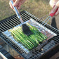 21x20 cm Folding Stainless Steel Grilling Basket Bread Toaster with Removable Handle