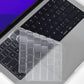 Clear Plastic Laptop Shell with Silicone Keyboard Cover for Apple Macbook Pro 14 A2442 A2779 A2992 A2918