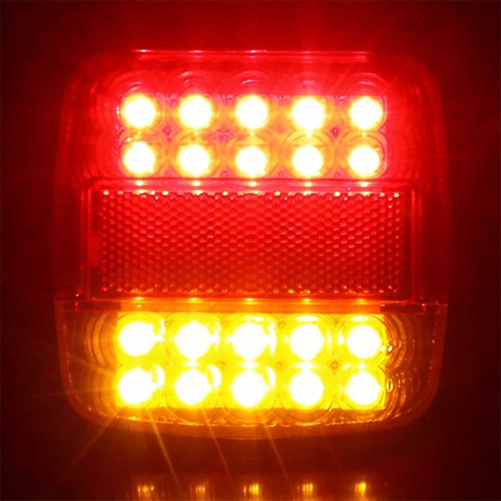 2 Pack 12V LED Trailer Tail Lights with Brake Turn and Tail Functions