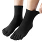 5 Pack Mens Breathable Five Toe Socks