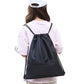 Water-resistant Drawstring Backpack Bag Portable Gym Backpack for Outdoor Travel