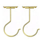 2Pcs Self Adhesive Foldable Banana Hook for Under Cabinet Metal Holder for Kitchen