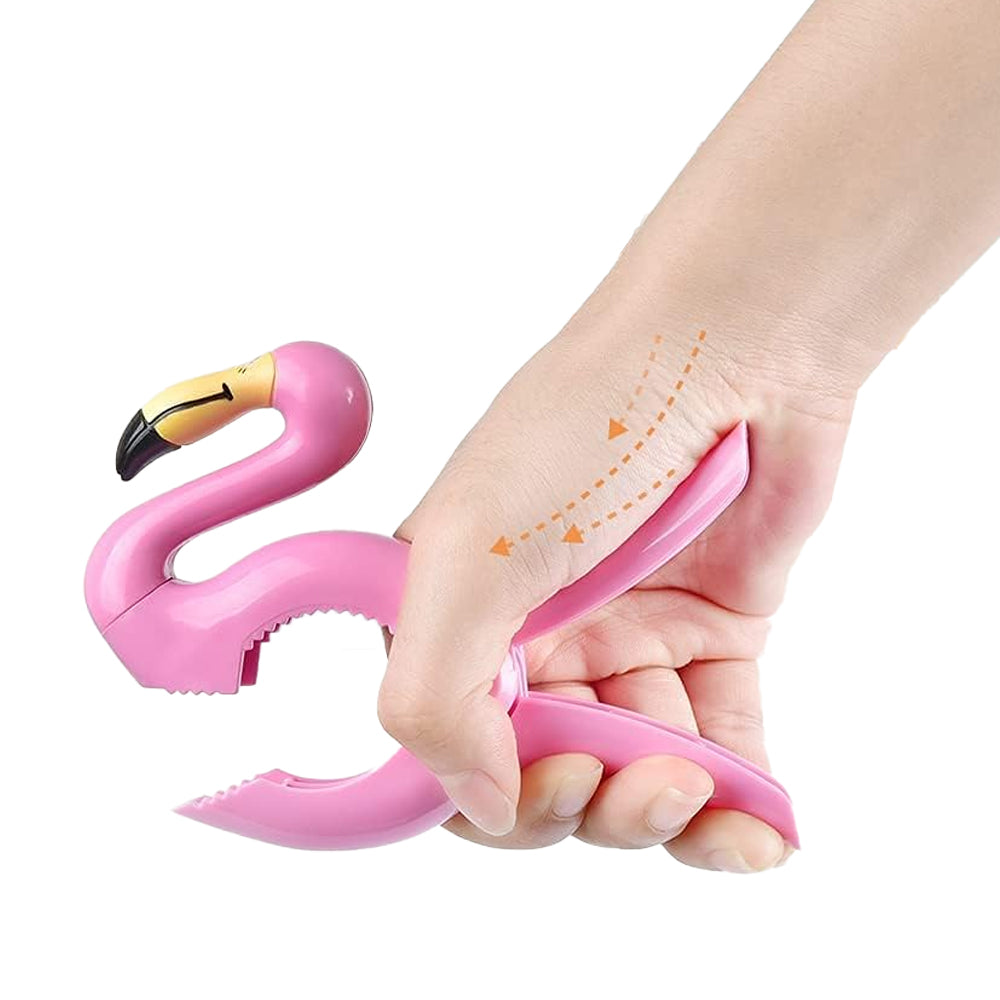 2Pcs Portable Flamingo Parrot Beach Towel Clip for Clothes Quilt Blanket Patio Pool