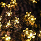 Outdoor Solar String Flower Lights Fairy Lights for Garden and Christmas Decoration