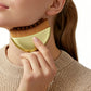 Stainless Steel Gua Sha Tool and Face Brush Set-Gold
