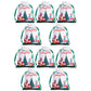 10Pcs 40x30CM Christmas Drawstring Bags Extra Large Christmas Sack Holiday Wrapping Sacks