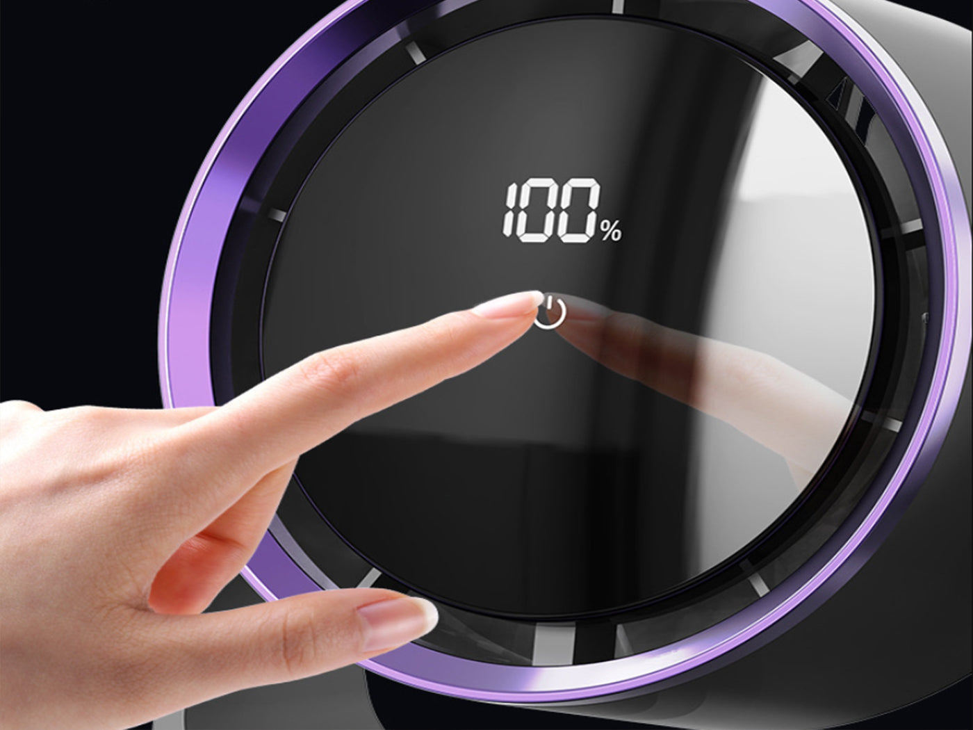 USB Rechargeable Air Circulator Wall Mounted Desktop Bladeless Fan