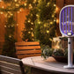 Electric Mosquito Swatter with Digital Display and White Light Flashlight Fly Killer Bug Zapper Racket Bug Zapper