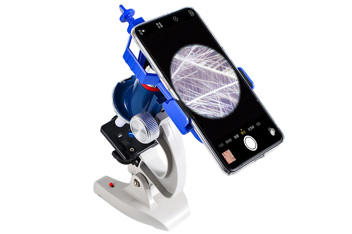 Microscope Kit Magnification Science Experiment Toy for Little Ones Ages 6