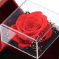 Eternal Love Necklace with Rose Gift Box and Best Wishes Card