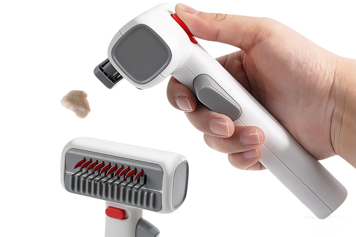 2-in-1 Pet Hair Self Detangling Comb Dematting Tool for Dog Cat
