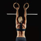 Wooden Gymnastic Rings Set Adjustable Fitness Rings for Home Workouts