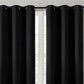 100 Percent Blackout Curtain Panel with Black Liner Heat & Light Blocking Drapes