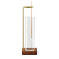 Wooden Incense Holder For Sticks With Glass Ash Catcher Anti-ash Incense Burner