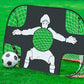 2-in-1 Portable Foldable Soccer Goal with Detachable Target