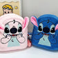 Stitch Inspired Furry Plush Backpack