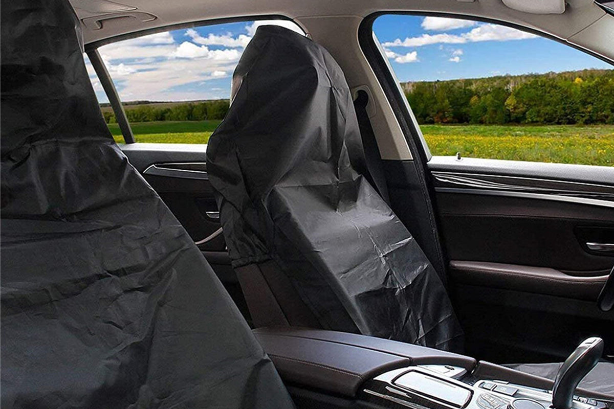 Universal Car Front Seat Covers Pair Waterproof Easy Clean Seat Protectors