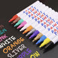 12Pcs Permanent Marker Pen For Car Rubber Tyre