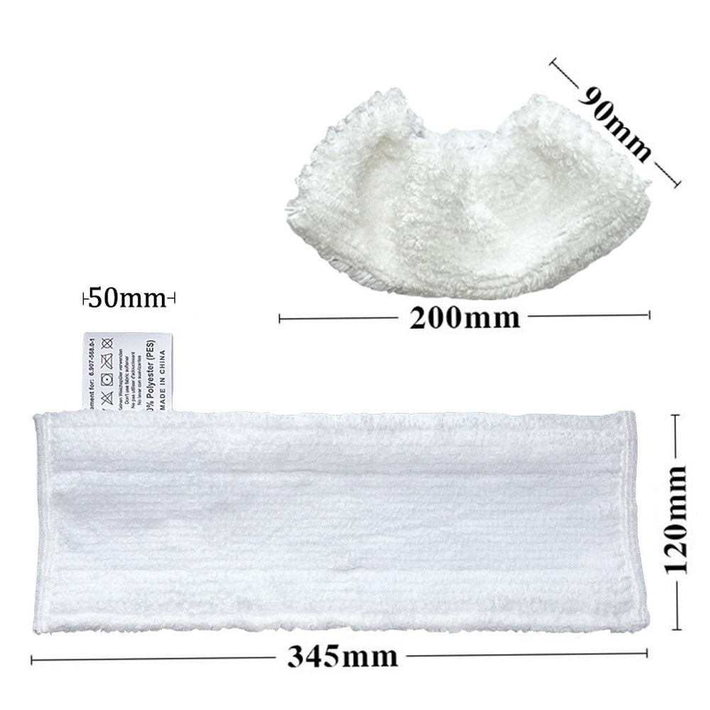 6Pcs Replacement Steam Cleaner Mop Terry Cloths Floor Pads for KARCHER SC1 SC2 SC3 SC4 SC5