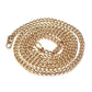 2Pcs Flat Chain Shoulder Strap Replacement Metal Bag Strap with Hook Clasps for Handbags Purses
