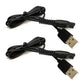 2 Pack 5V USB Charging Cables Compatible with Philips Shavers