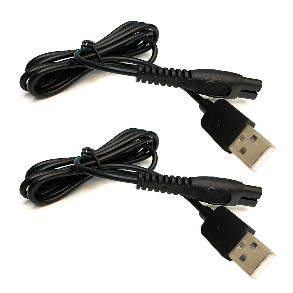 2 Pack 5V USB Charging Cables Compatible with Philips Shavers