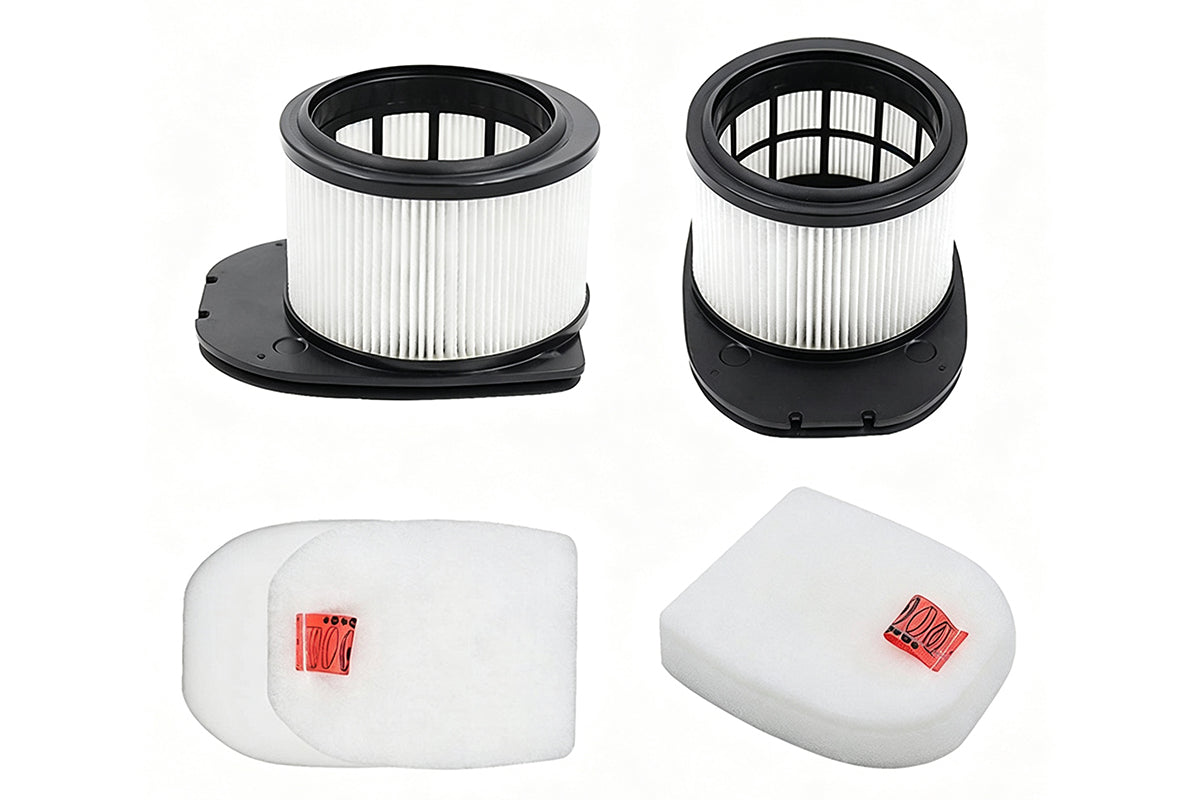 Vacuum Filter Roller Brush Kit Compatible with Shark IZ862H IZ840 IZ800 XPSMFIZ700 XFFKIZ700