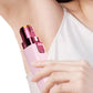 Women Facial Hair Removal 2 in 1 Rechargeable Eyebrow Trimmer Face Shaver with Light