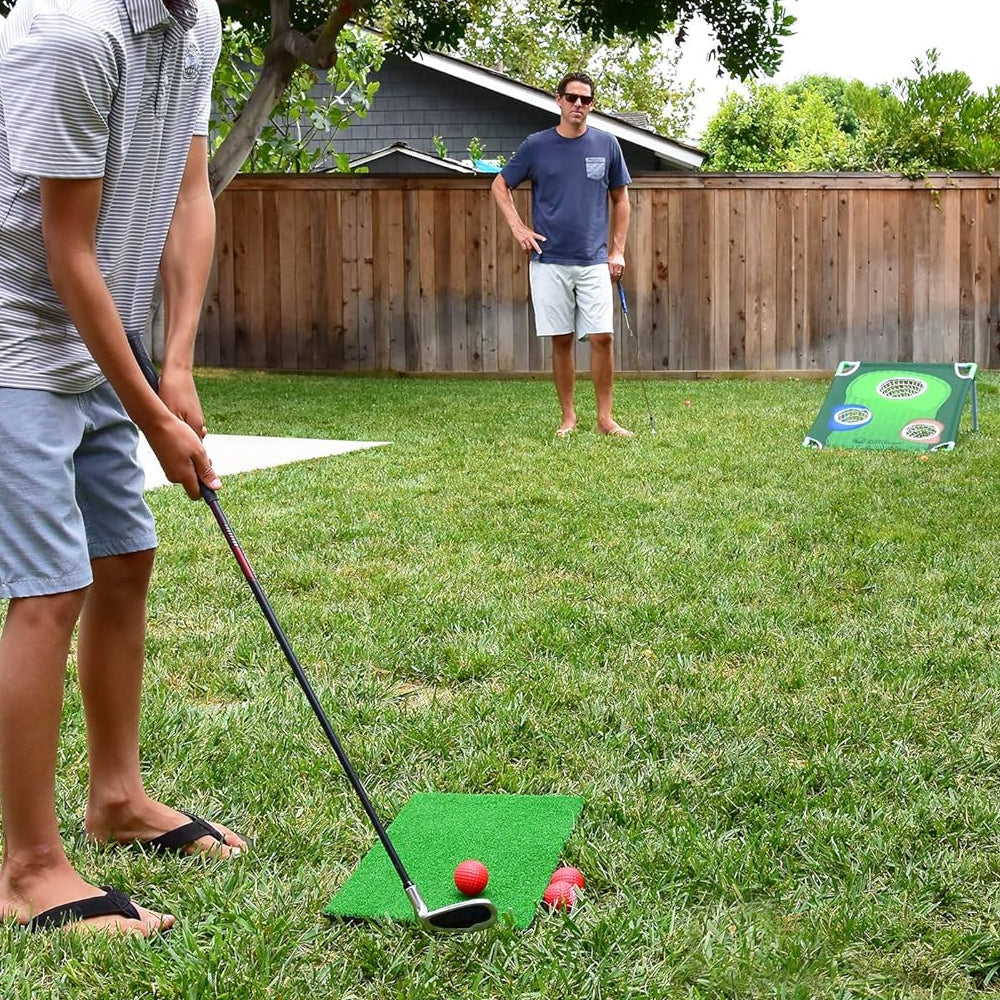 Portable Golf Cornhole Chipping Game Set