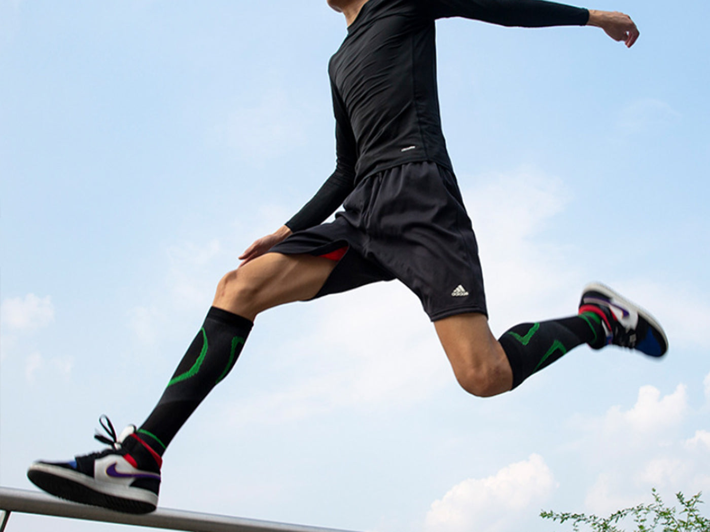 3 Pairs of Anti-Fatigue Outdoor Fitness Compression Socks