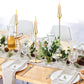 3Pcs Taper Candle Holder Table Decorative Candlestick Holder for Wedding Dinning