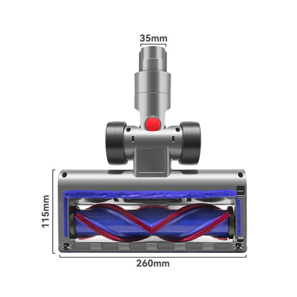 Cordless Vacuum Cleaner Head Attachment with LED Light for Dyson V7 V8 V10 V11