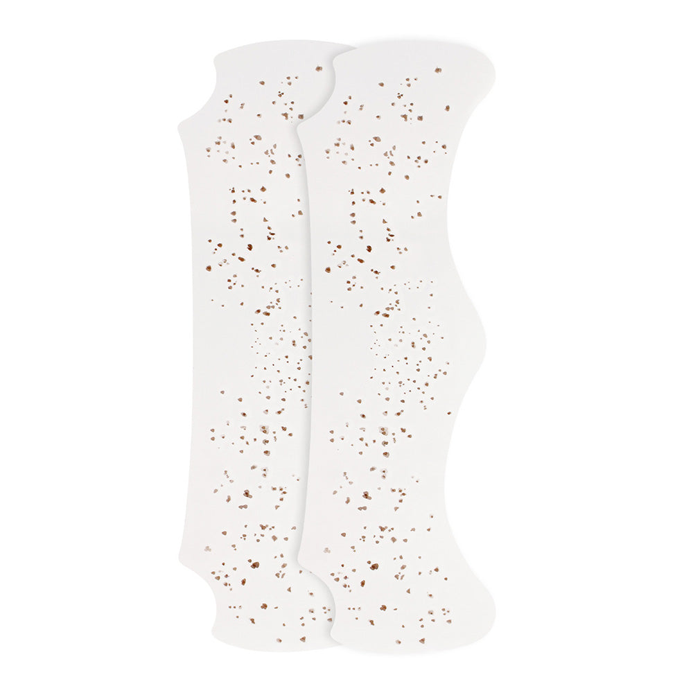6 PCS Glitter Freckles Face Tattoo Water Resistant Sweat Resistant Gold Transfer Stickers for Party