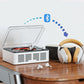 Retro CD Player Multifunctional Music Player with Bluetooth FM Radio for Home Use
