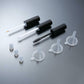3-Piece 10ml Clear Cosmetic Tube Set with Funnels For Mascara, Lip Gloss & Eyeliner