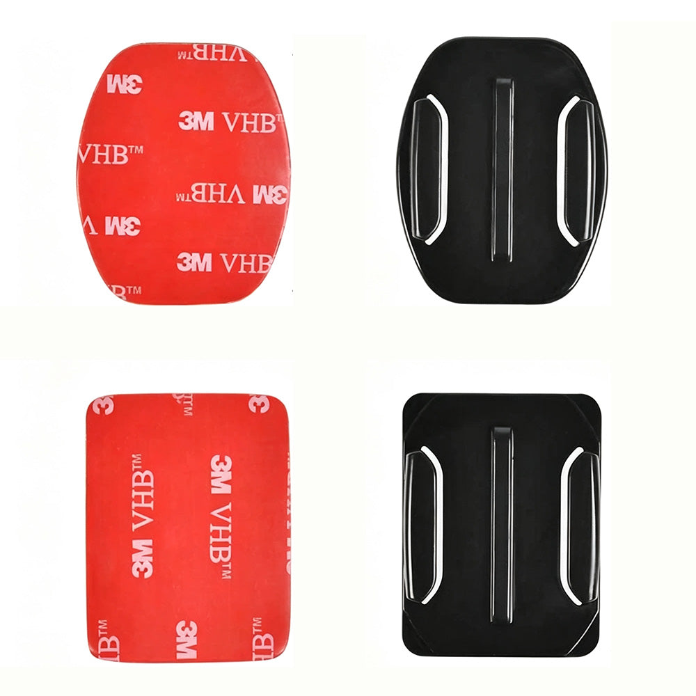 36 PCS Adhesive Mounts Compatible with GoPro Hero Series Flat and Curved Mounts for Action Camera