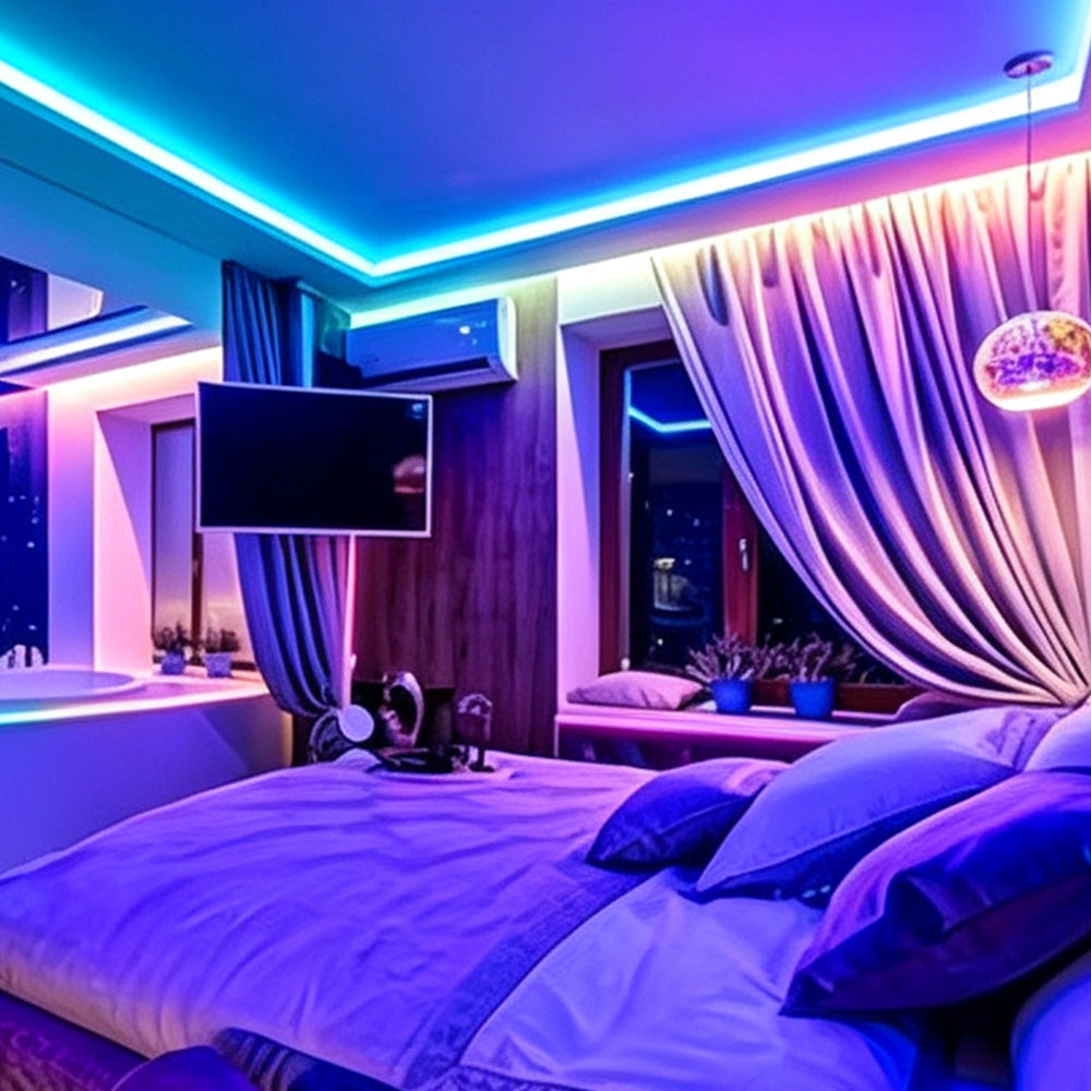 5m Bluetooth RGB 5050 Waterproof LED Strip Light with APP Control