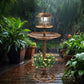 Three in One Solar Bird Bath Feeder