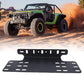Universal Auxiliary Light Bracket License Plate Mount Metal for Jeep SUV Pickup Truck