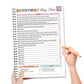 Cleaning Planner Schedule and Checklist Organizer Notebook Editable