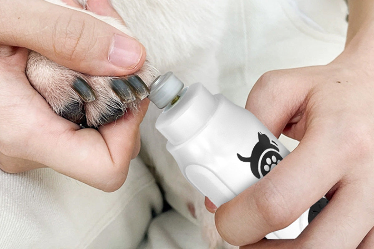 LED Display Pet Nail Grinder Dog Nail Trimmers With 3 Speeds For Small Large Dogs And Cats
